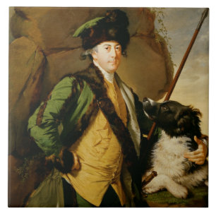 Portrait of John Whetham of Kirklington (1731-81) Tile