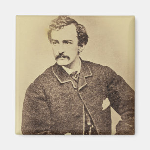 Portrait of John Wilkes Booth 1861-65 Magnet