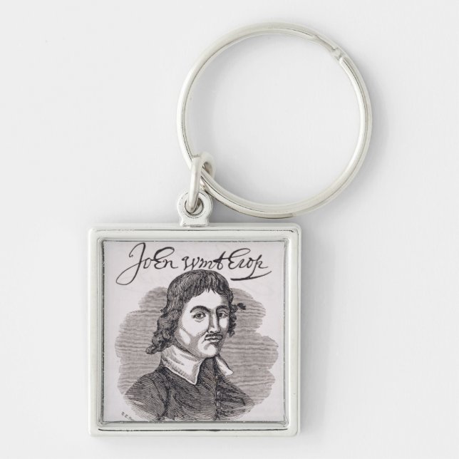 Portrait of John Winthrop Key Ring (Front)