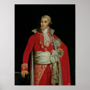 Portrait of Joseph Fouche  Duke of Otranto Poster