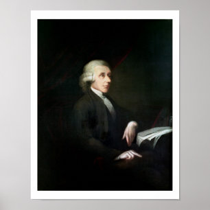 Portrait of Joseph Priestley (1733-1804) (oil on c Poster