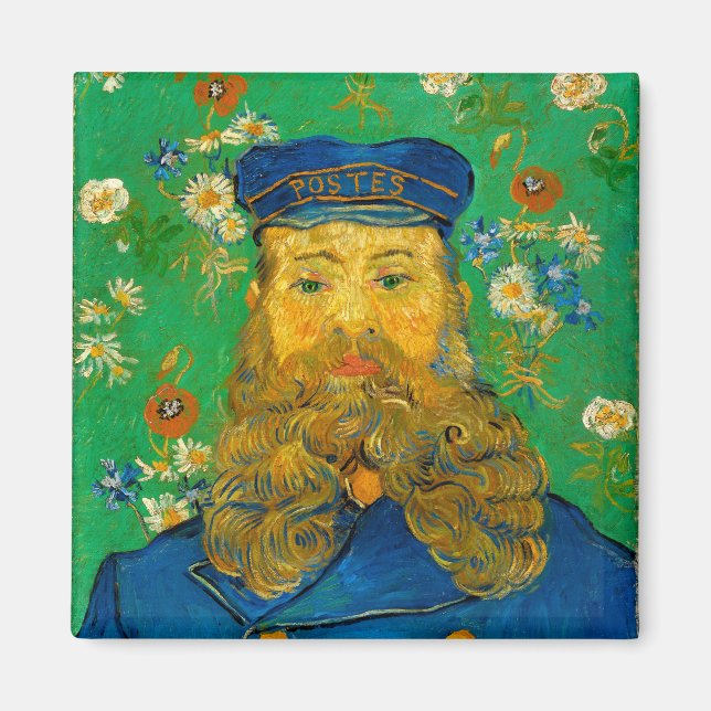Portrait of Joseph Roulin by Vincent Van Gogh Magnet (Front)