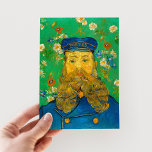 Portrait of Joseph Roulin | Vincent van Gogh Postcard<br><div class="desc">Vincent van Gogh’s series of portraits of Joseph Roulin, the postman in Arles, is a heartfelt tribute to his close friend and confidant. Painted between 1888 and 1889, the works showcase Van Gogh’s Post-Impressionist style, featuring bold colours, dynamic brushstrokes, and expressive character. Each portrait reflects Van Gogh’s admiration for Roulin,...</div>
