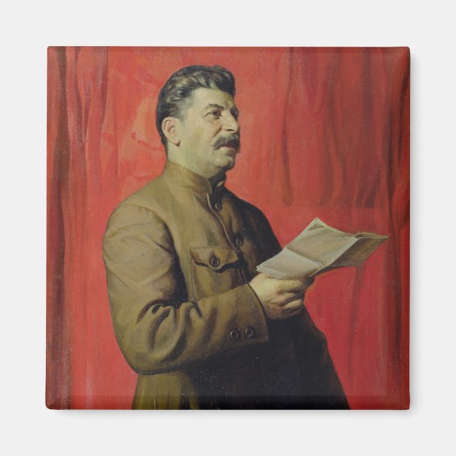 Portrait of Josif Stalin, 1933 Magnet (Front)