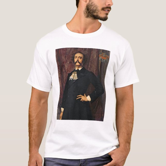 Portrait of Jules Barbey d'Aurevilly  1881 T-Shirt (Front)