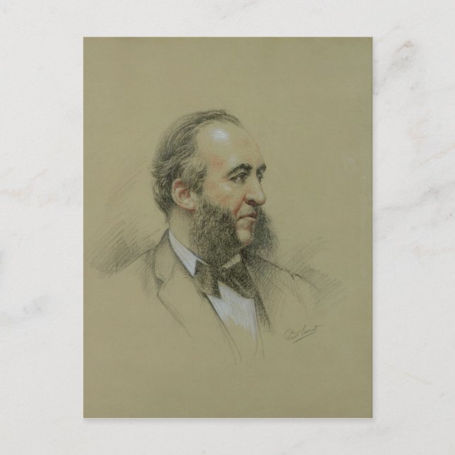 Portrait of Jules Ferry Postcard (Front)
