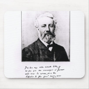 Portrait of Jules Verne Mouse Mat