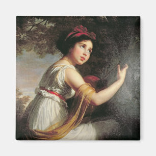 Portrait of Julie Le Brun, c.1797 Magnet