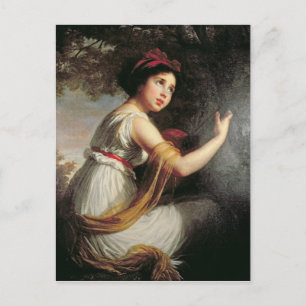 Portrait of Julie Le Brun, c.1797 Postcard