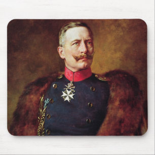 Portrait of Kaiser Wilhelm II Mouse Mat