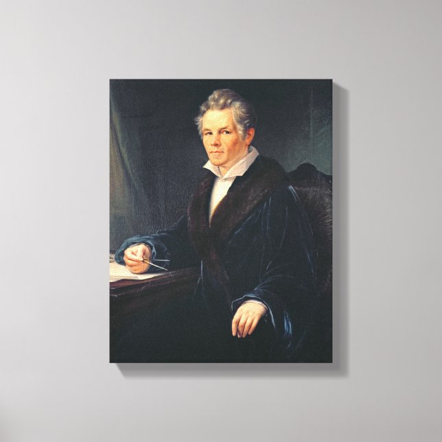 Portrait of Karl Friedrich Schinkel, c.1880 Canvas Print (Front)