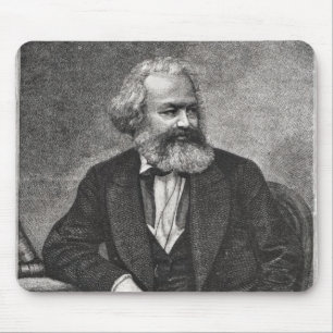 Portrait of Karl Marx  1857 Mouse Mat