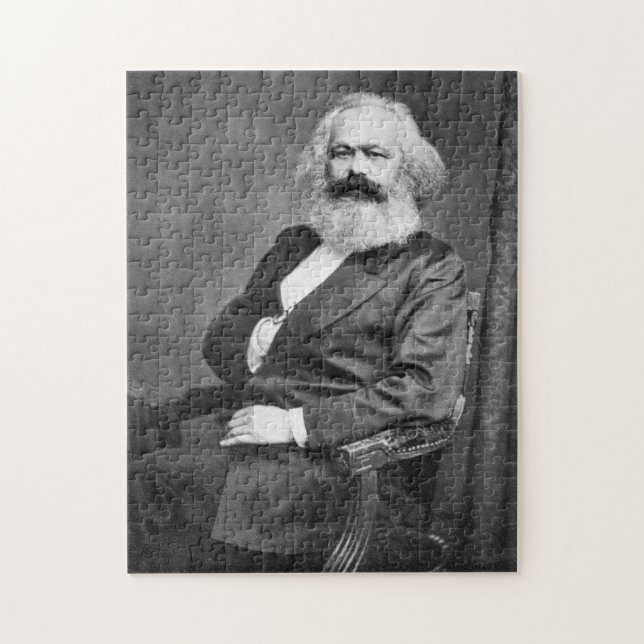 Portrait of Karl Marx (Founder of Marxism) Jigsaw Puzzle (Vertical)