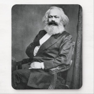 Portrait of Karl Marx (Founder of Marxism) Mouse Mat