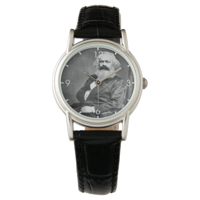 Portrait of Karl Marx (Founder of Marxism) Watch (Front)
