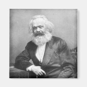 Portrait of Karl Marx Magnet