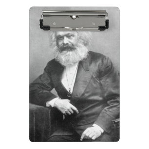 Portrait of Karl Marx Mini Clipboard