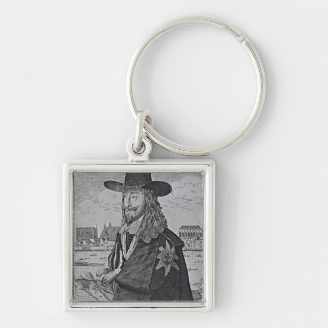 Portrait of King Charles I Key Ring (Front)