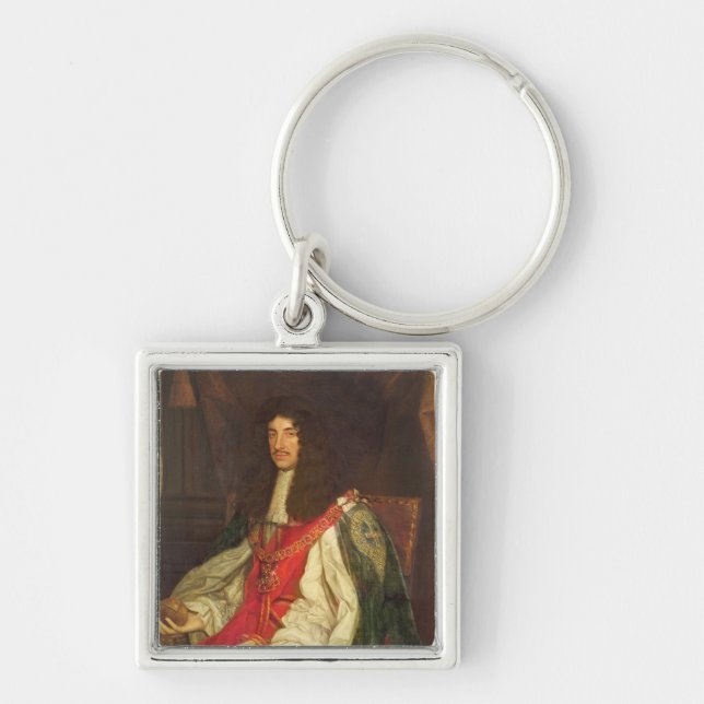 Portrait of King Charles II, c.1660-65 Key Ring (Front)