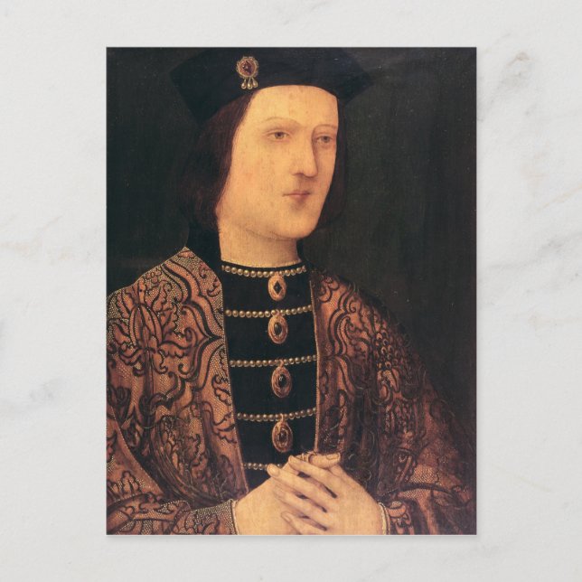 Portrait of King Edward IV of England Postcard (Front)