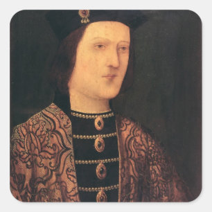 Portrait of King Edward IV of England Square Sticker