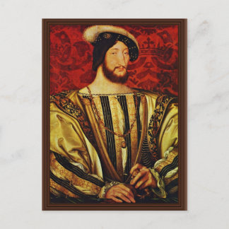 Portrait Of King Francis I Of France,  By Clouet J Postcard