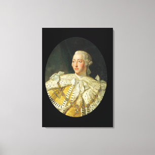 Portrait of King George III after 1760 Canvas Print