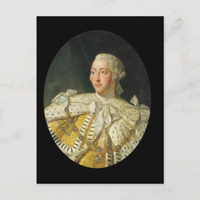 Portrait of King George III  after 1760 Postcard (Front)