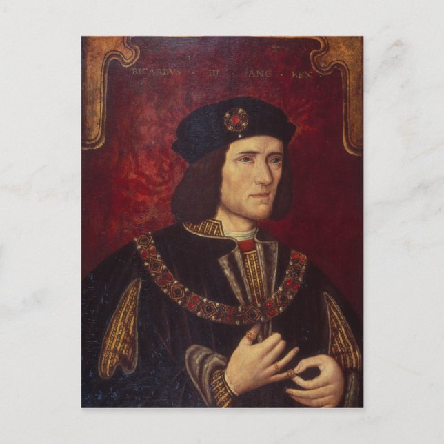 Portrait of King Richard III Postcard (Front)