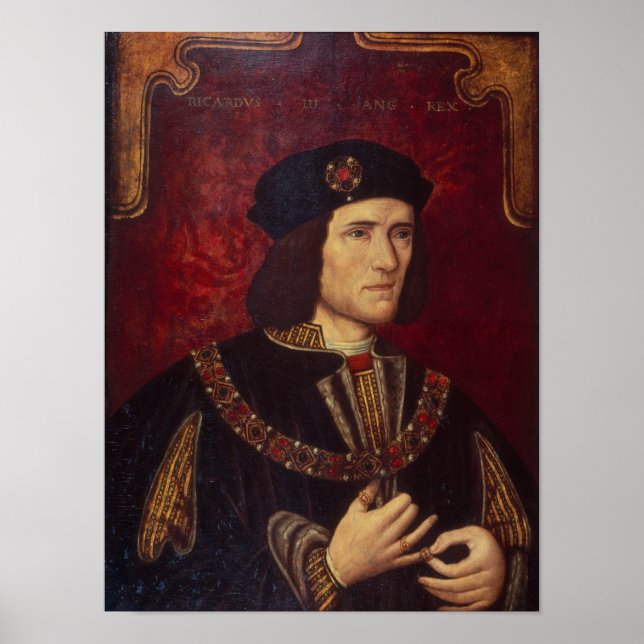 Portrait of King Richard III Poster (Front)