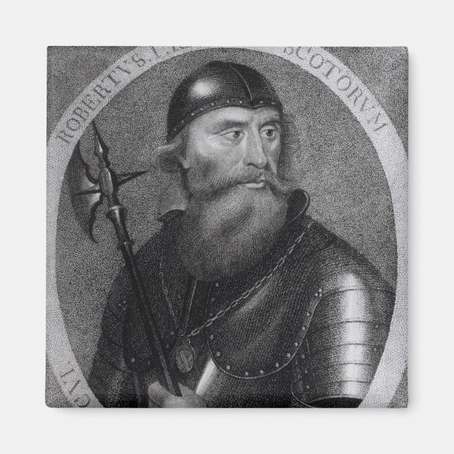 Portrait of King Robert I of Scotland Magnet (Front)
