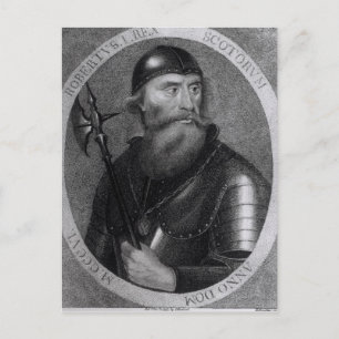 Portrait of King Robert I of Scotland Postcard