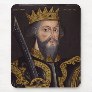 Portrait of King William I The Conqueror Mouse Mat
