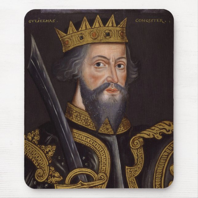 Portrait of King William I The Conqueror Mouse Mat (Front)