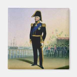 Portrait of King William IV (1765-1837) plate 14 f Magnet
