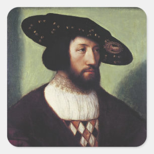 Portrait of Kristian II Square Sticker