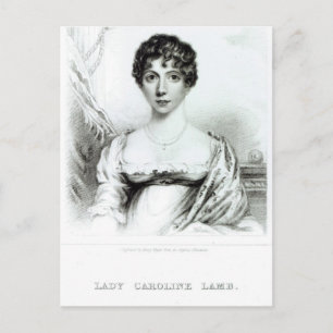 Portrait of Lady Caroline Lamb Postcard