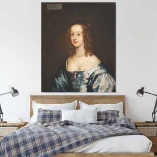 Portrait of Lady Diana Grey, Countess Canvas Print