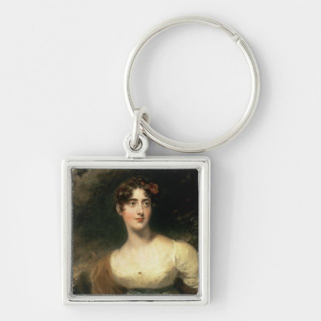 Portrait of Lady Emily Harriet Wellesley-Pole Key Ring (Front)