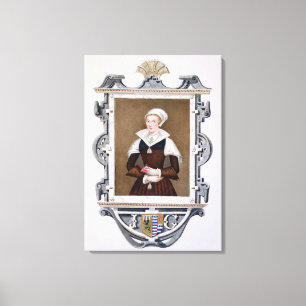 Portrait of Lady Jane Grey (1537-54) 'Nine-Days Qu Canvas Print