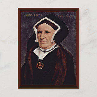 Portrait Of Lady Margaret Butts Postcard