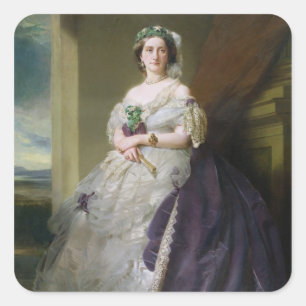 Portrait of Lady Middleton , 1863 Square Sticker