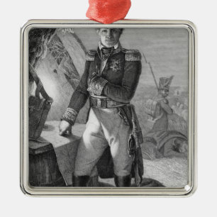 Portrait of Laurent de Gouvion Saint-Cyr Metal Tree Decoration