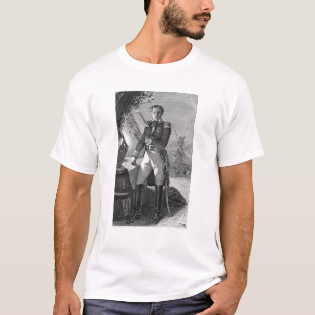 Portrait of Laurent de Gouvion Saint-Cyr T-Shirt (Front)