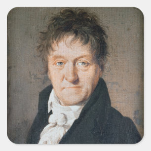 Portrait of Lazare Nicolas Marguerite Carnot Square Sticker