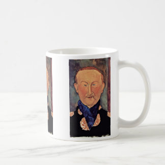 Portrait Of Leon Bakst By Modigliani Amedeo Coffee Mug