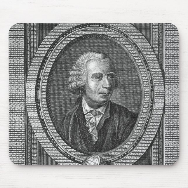 Portrait of Leonard Euler Mouse Mat (Front)