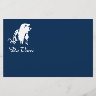 Portrait of Leonardo Da Vinci Flyer