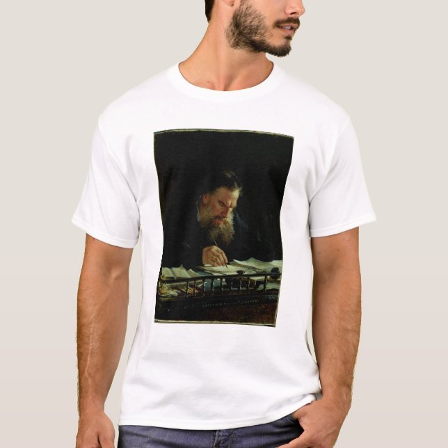 Portrait of Lev Tolstoy T-Shirt (Front)
