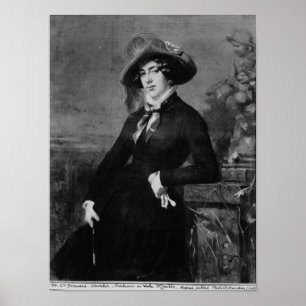 Portrait of Lola Montez , 1844 Poster